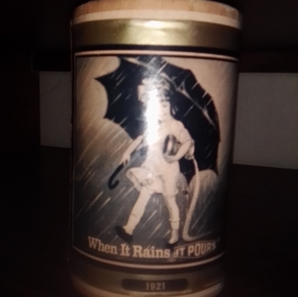 Antique Morton salt has been passed down for generations very carefully